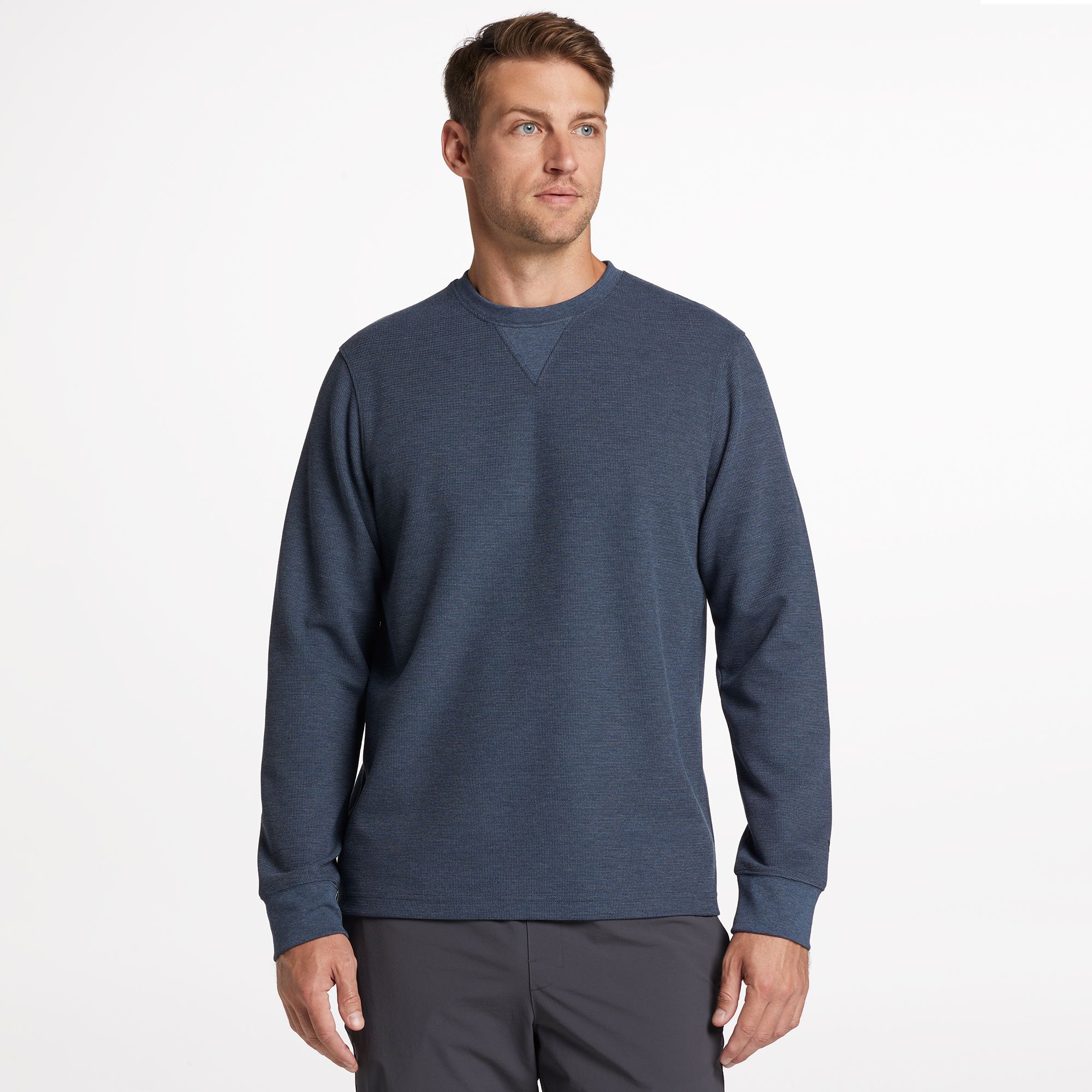 VRST Men's Rest u0026 Recovery Waffle Crew | Dick's Sporting Goods