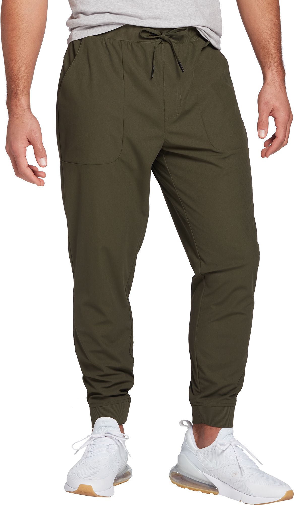 VRST Commuter Jogger Pants Men XL Olive Green Cargo Pockets