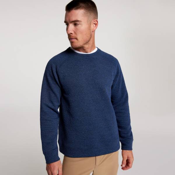 Mens fleece online crew