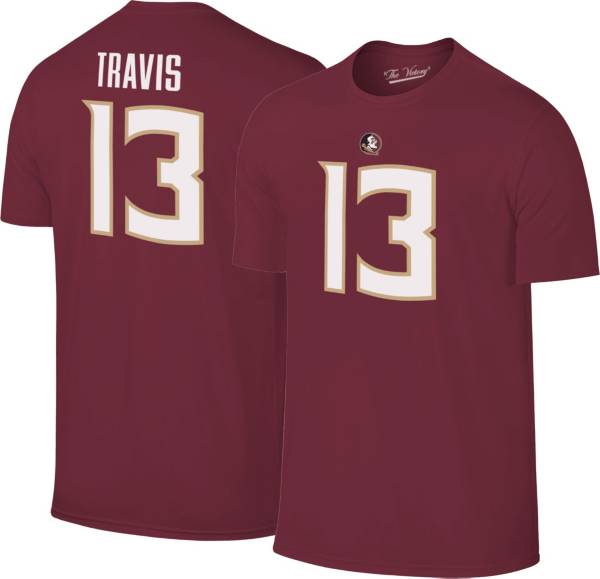 Retro Brand Men's Florida State Seminoles Jordan Travis #13 Garnet