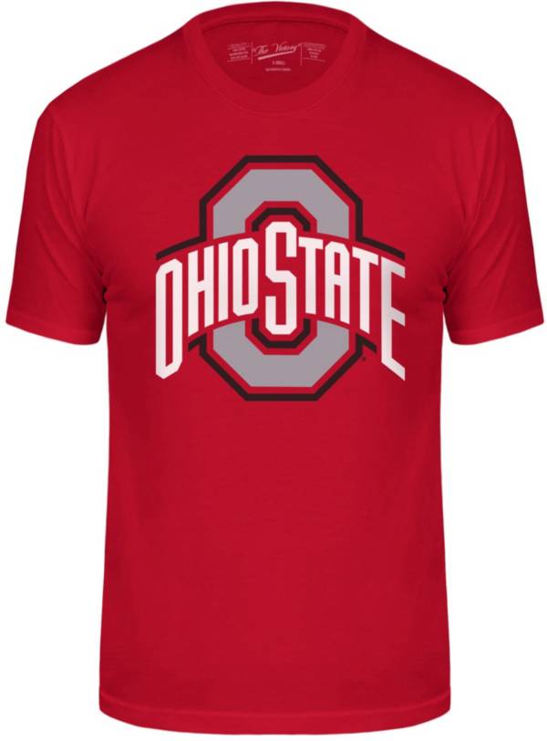 Retro Brand Men's Ohio State Buckeyes Scarlet Oversized T-Shirt | Dick ...