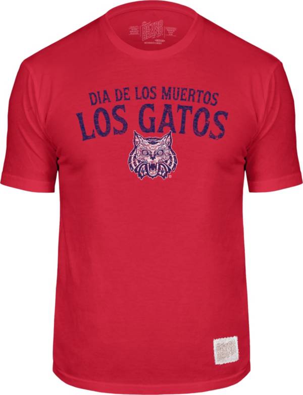 Original Retro Brand | Red Arizona T-Shirt Sporting Dick\'s Los Meurtos Wildcats Men\'s Goods