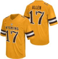 Retro Brand Wyoming Cowboys Brown Josh Allen #17 Jersey, Men's, Large