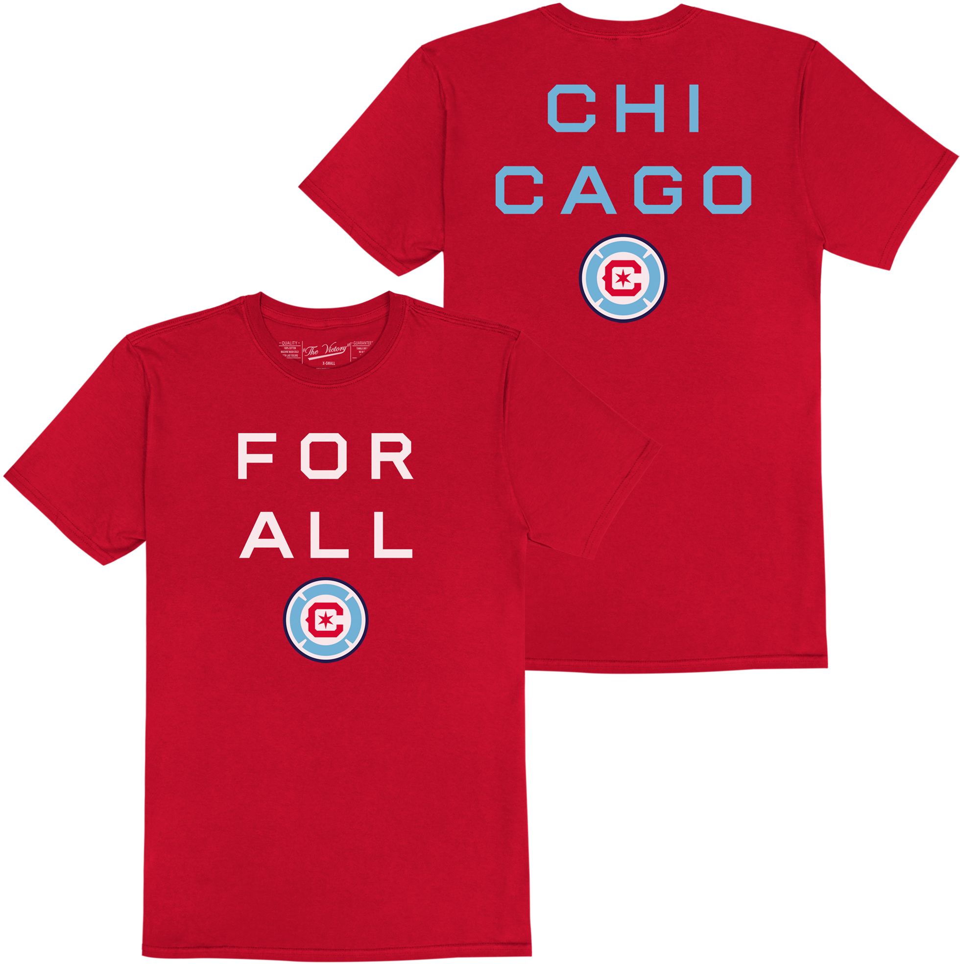 Retro Brand Youth Chicago Fire Wordmark Red T-Shirt product image