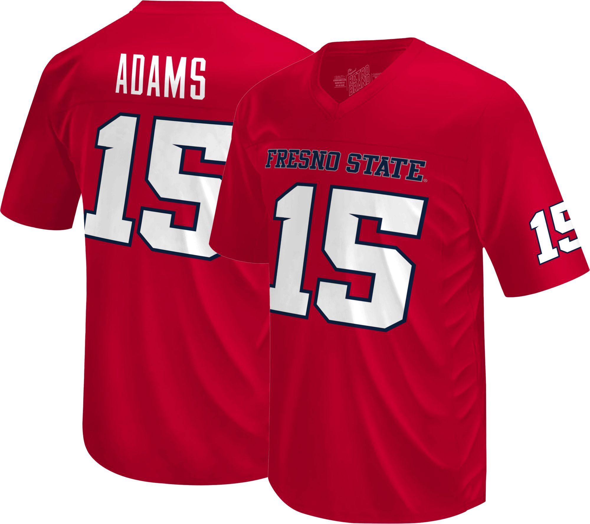 Retro Brand Youth Fresno State Bulldogs Davante Adams #15 Cardinal Replica Football Jersey product image