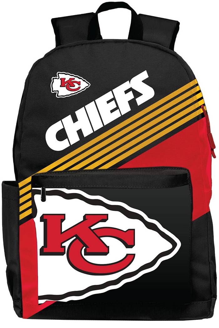 Mojo Black Kansas City Chiefs Personalized Premium Color Trim Backpack