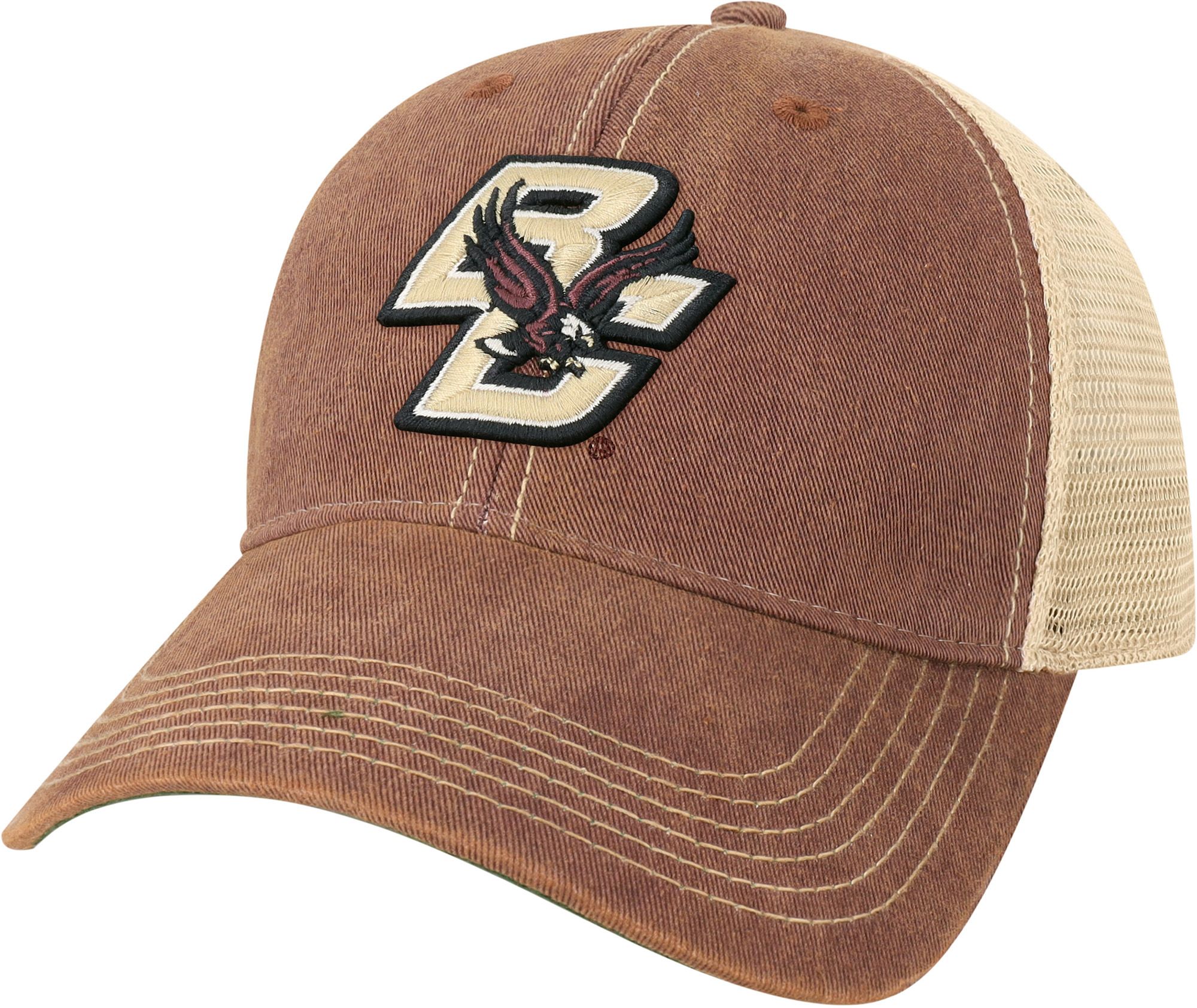 League-Legacy Men's Boston College Eagles Maroon Old Favorite Adjustable Trucker Hat