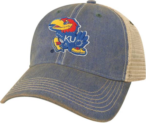 League-Legacy Men's Kansas Jayhawks Blue Old Favorite Adjustable Trucker Hat product image