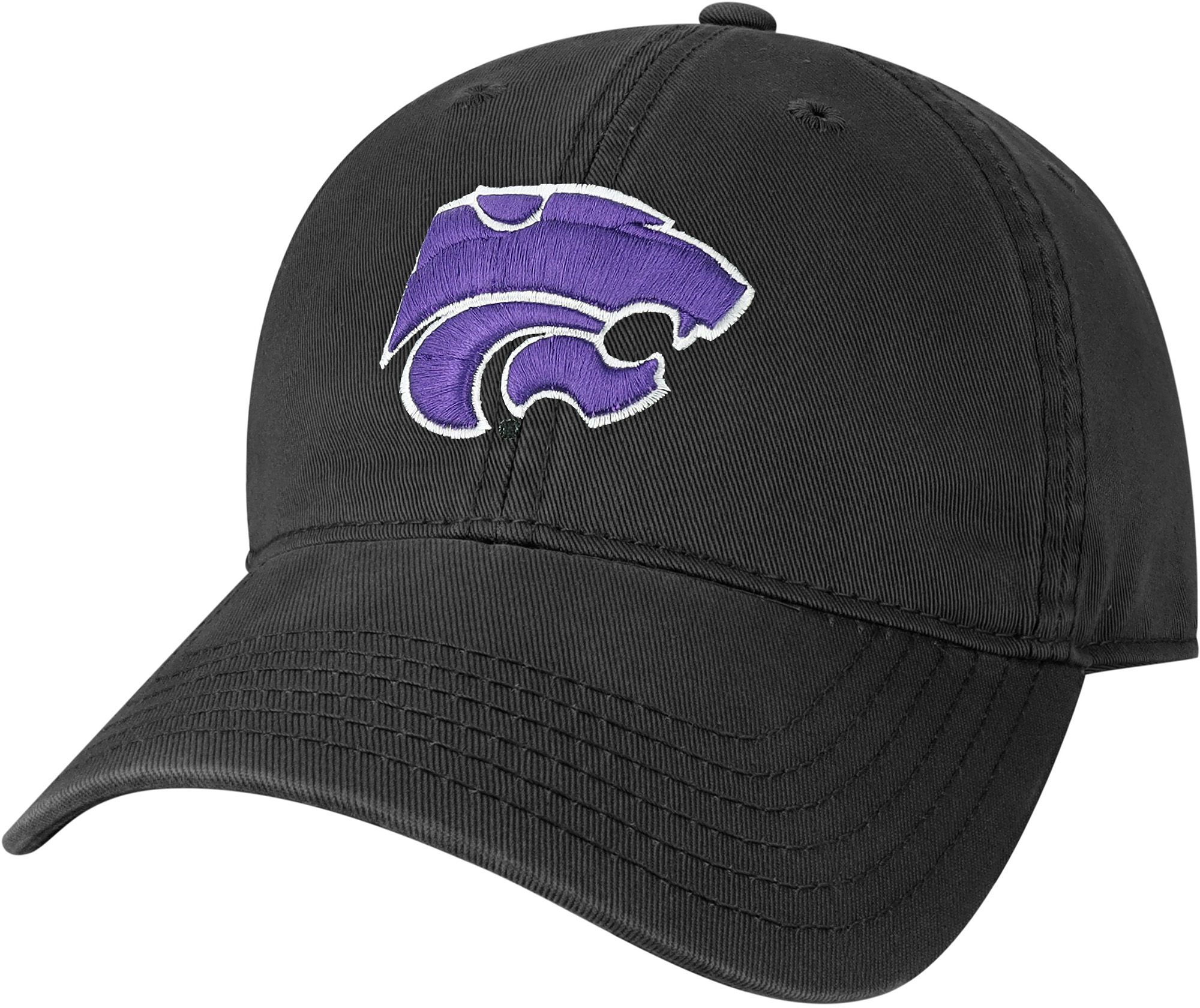 League-Legacy Men's Kansas State Wildcats Black EZA Adjustable Hat product image