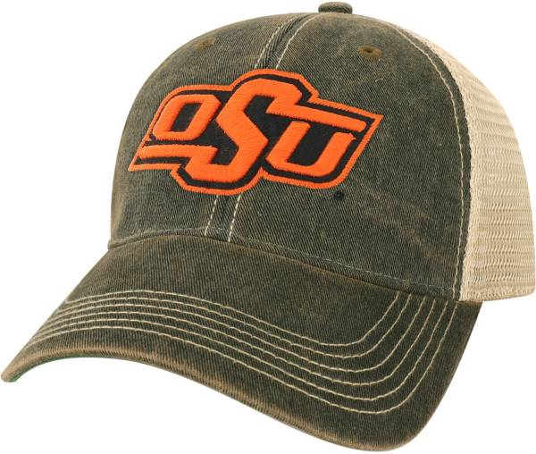 League-Legacy Men's Oklahoma State Cowboys Black Old Favorite Adjustable Trucker Hat product image