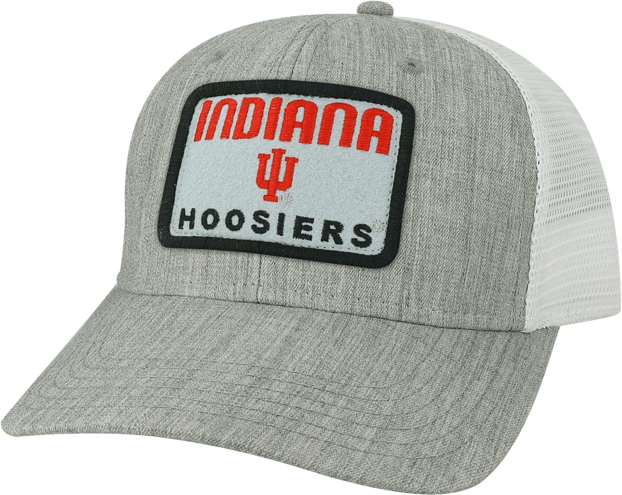 League-Legacy Adult Indiana Hoosiers Grey Mid-Pro Trucker Hat product image