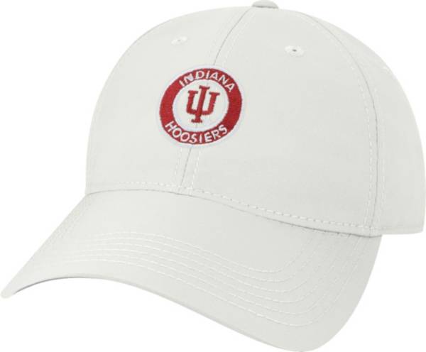 League-Legacy Adult Indiana Hoosiers White Cool Fit Adjustable Hat product image