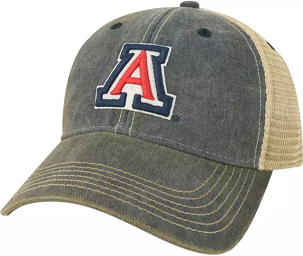 League-Legacy Men's Arizona Wildcats Navy Old Favorite Adjustable Trucker  Hat