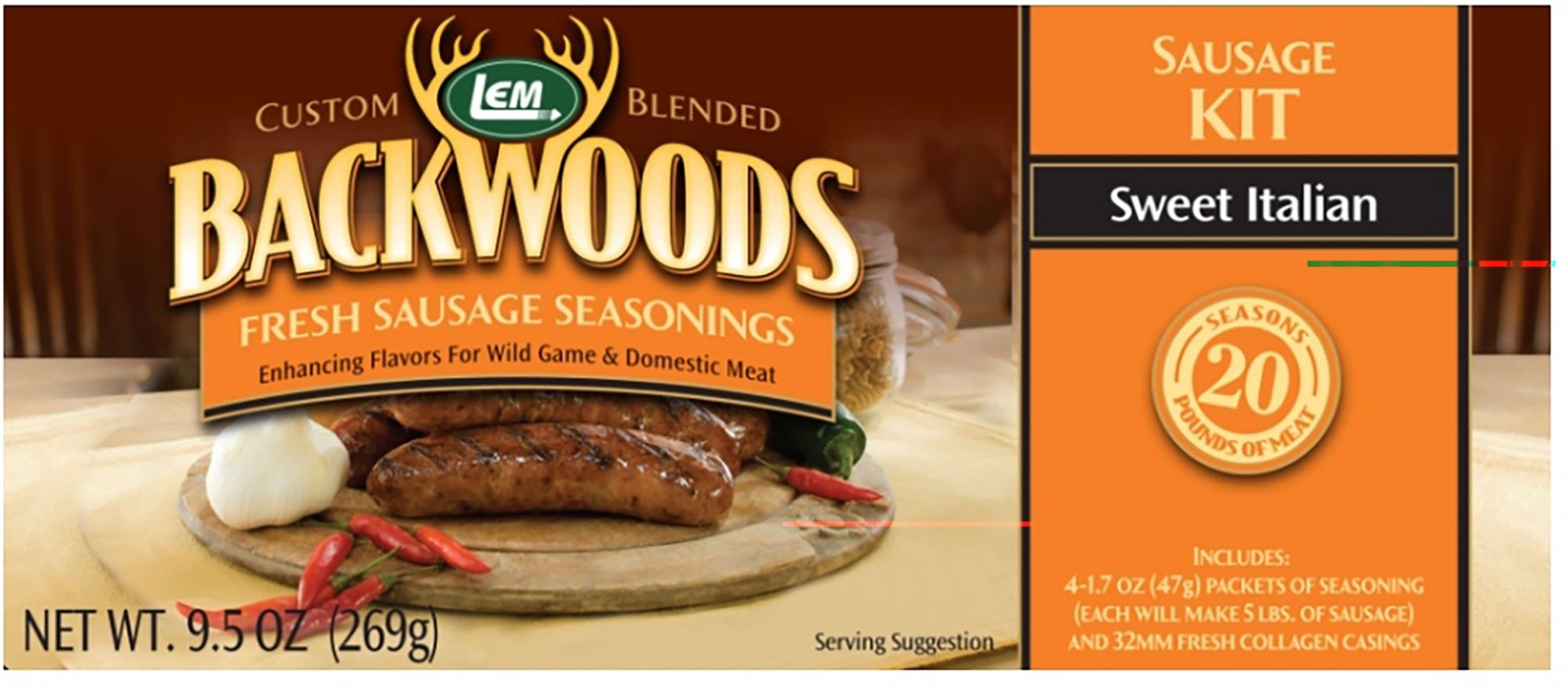 LEM 20 Lb. Sweet Italian Sausage Kit product image