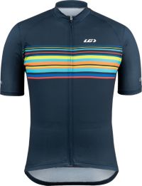 Louis Garneau Cycling Jersey Size L Mens Blue And Yellow