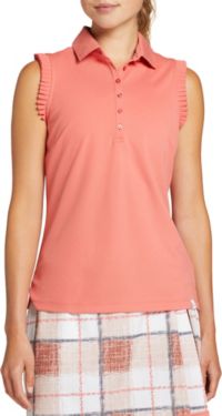 Lady Hagen Women's Ruffle Sleeveless Golf Polo | Dick's Sporting Goods