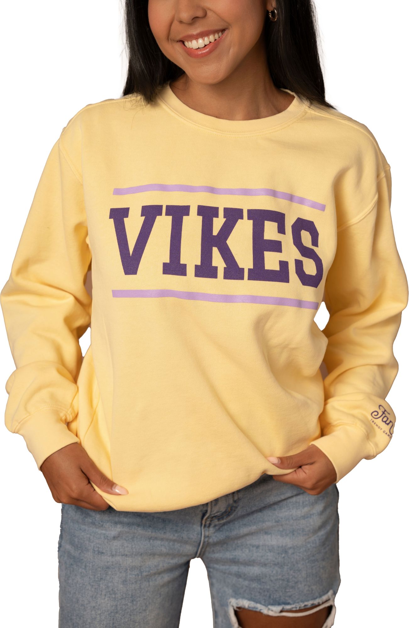 Fan Girl Women's Minnesota Fleece Crewneck