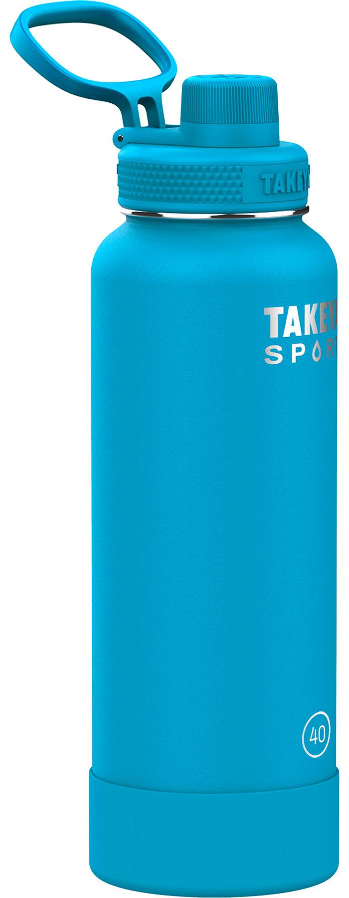 Takeya Sport 40 oz. Water Bottle with Spout Lid, Championship Blue