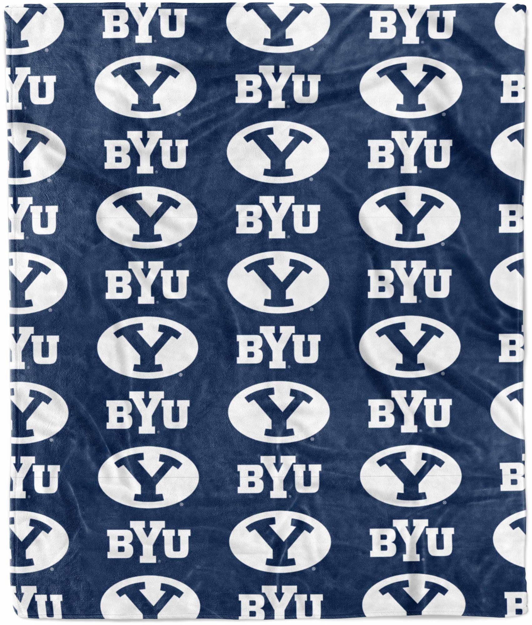 Logo Brands Byu Cougars Plush Blanket International Shipping