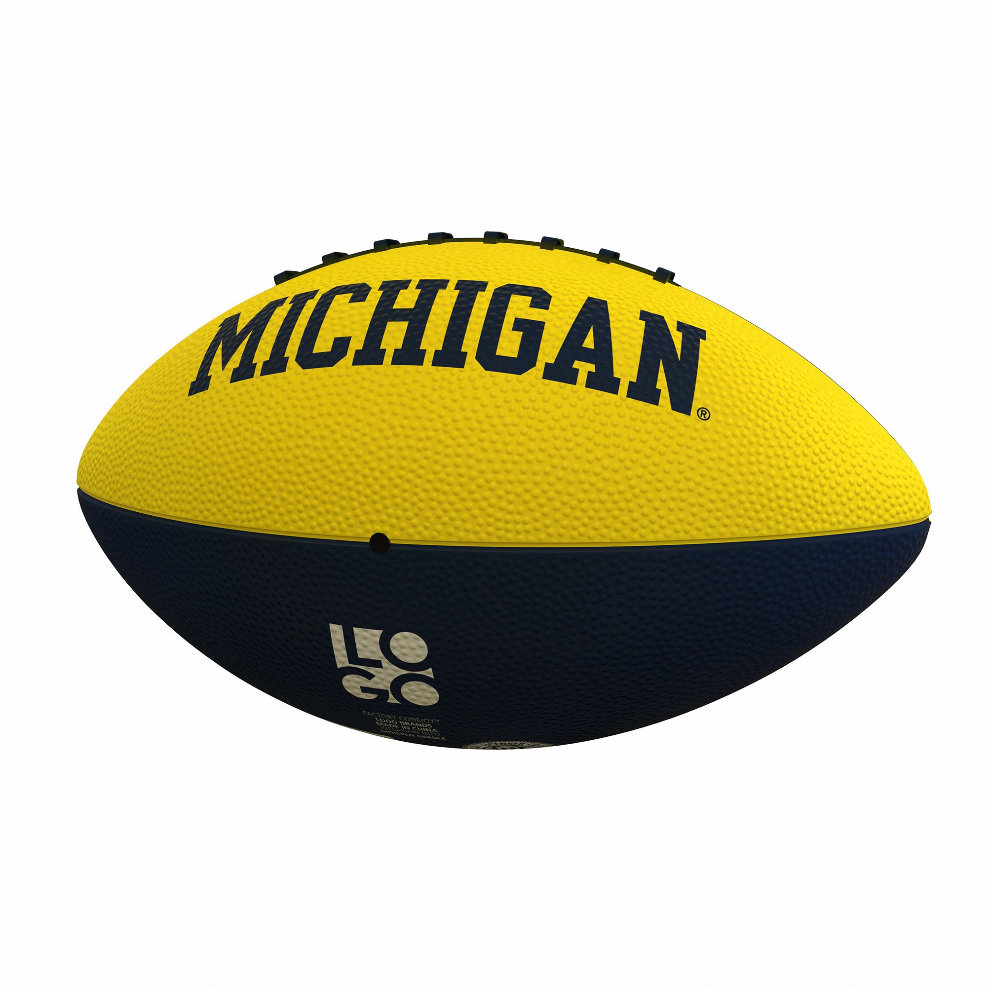 Logo Brands Michigan Wolverines Junior Rubber Football product image