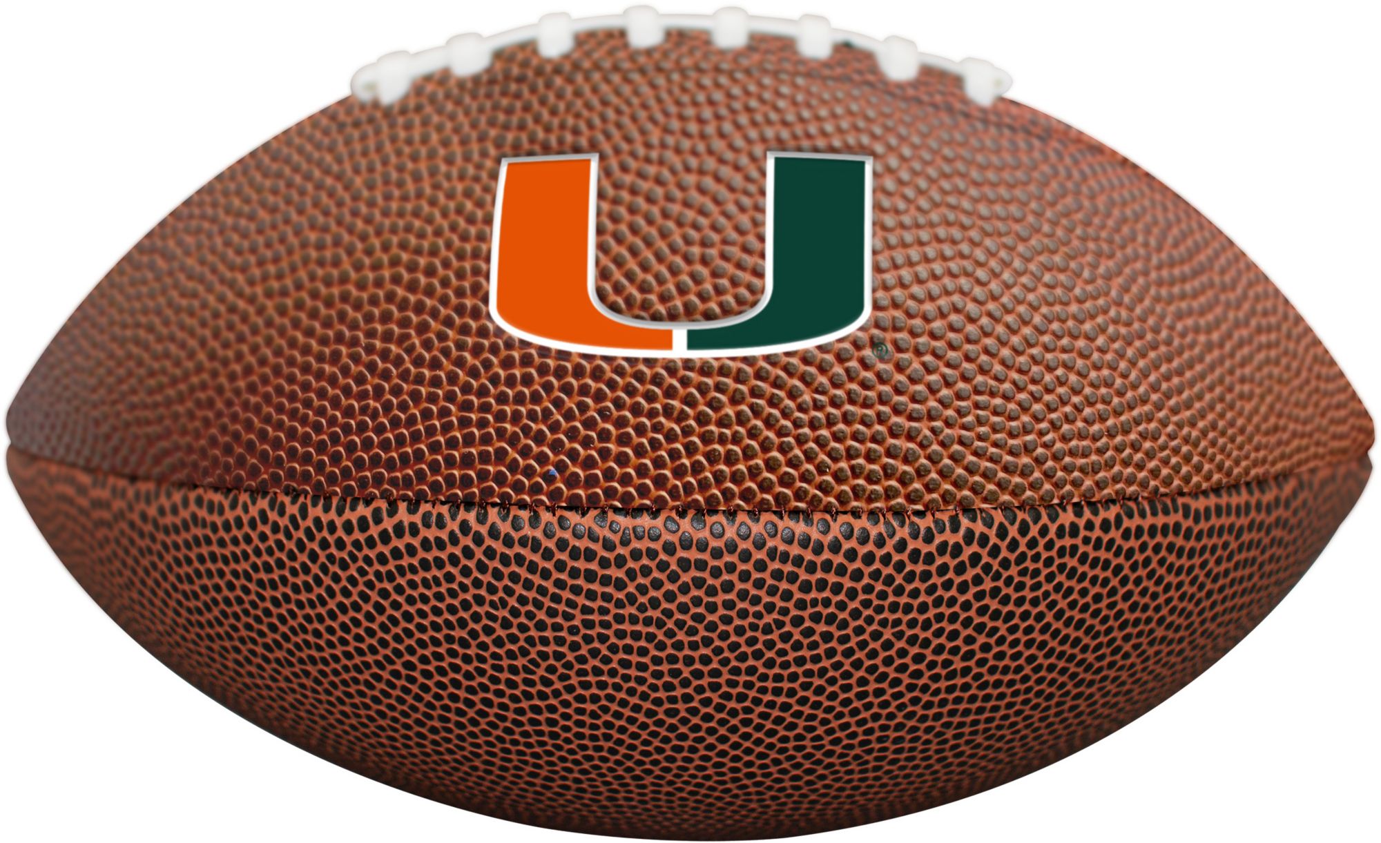 Logo Brands Miami Hurricanes Mini Composite Football product image