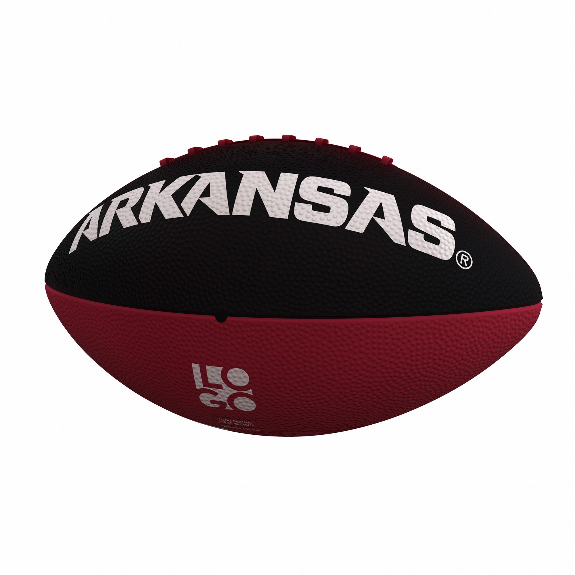 Logo Brands Arkansas Razorbacks Junior Rubber Football product image