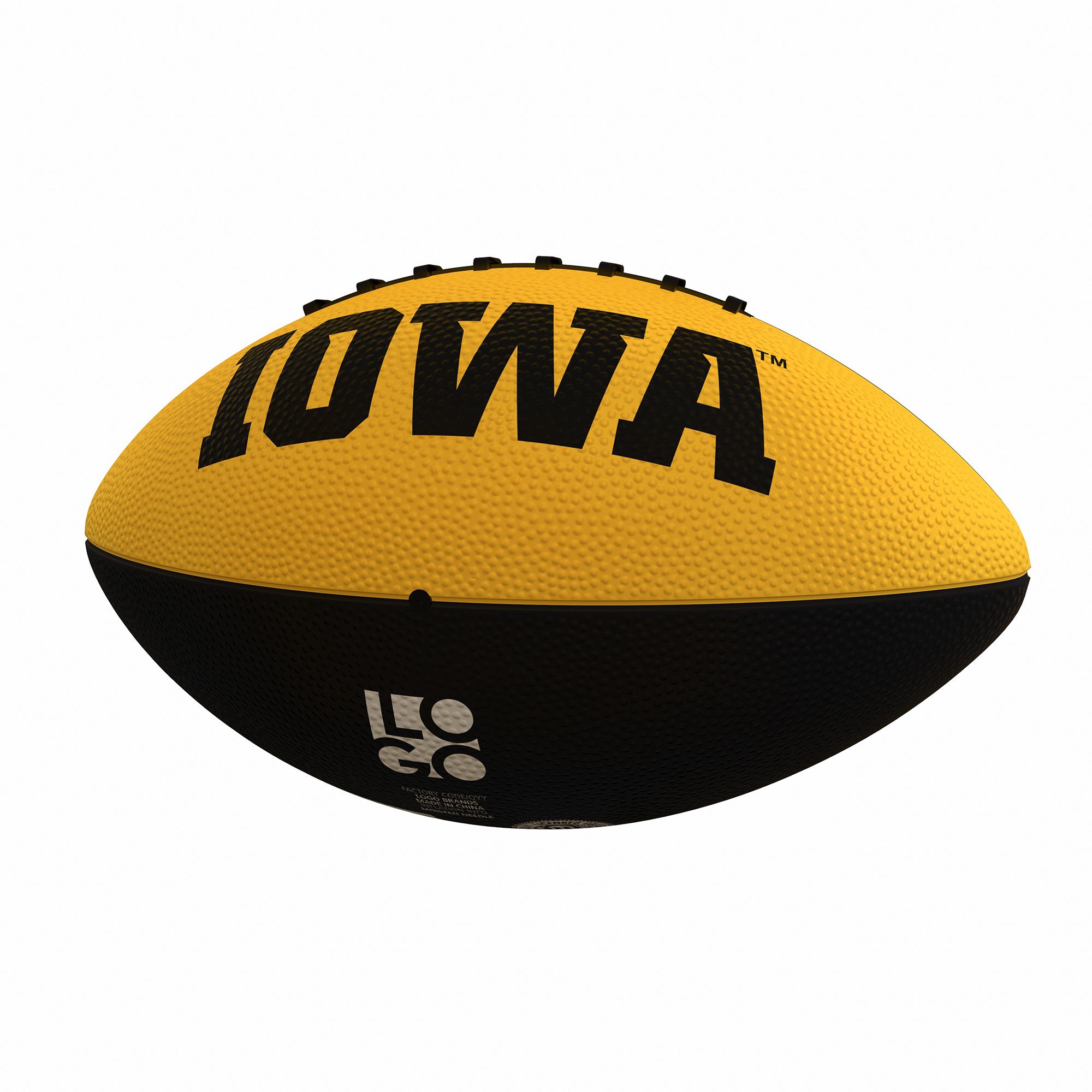 Logo Brands Iowa Hawkeyes Junior Rubber Football product image