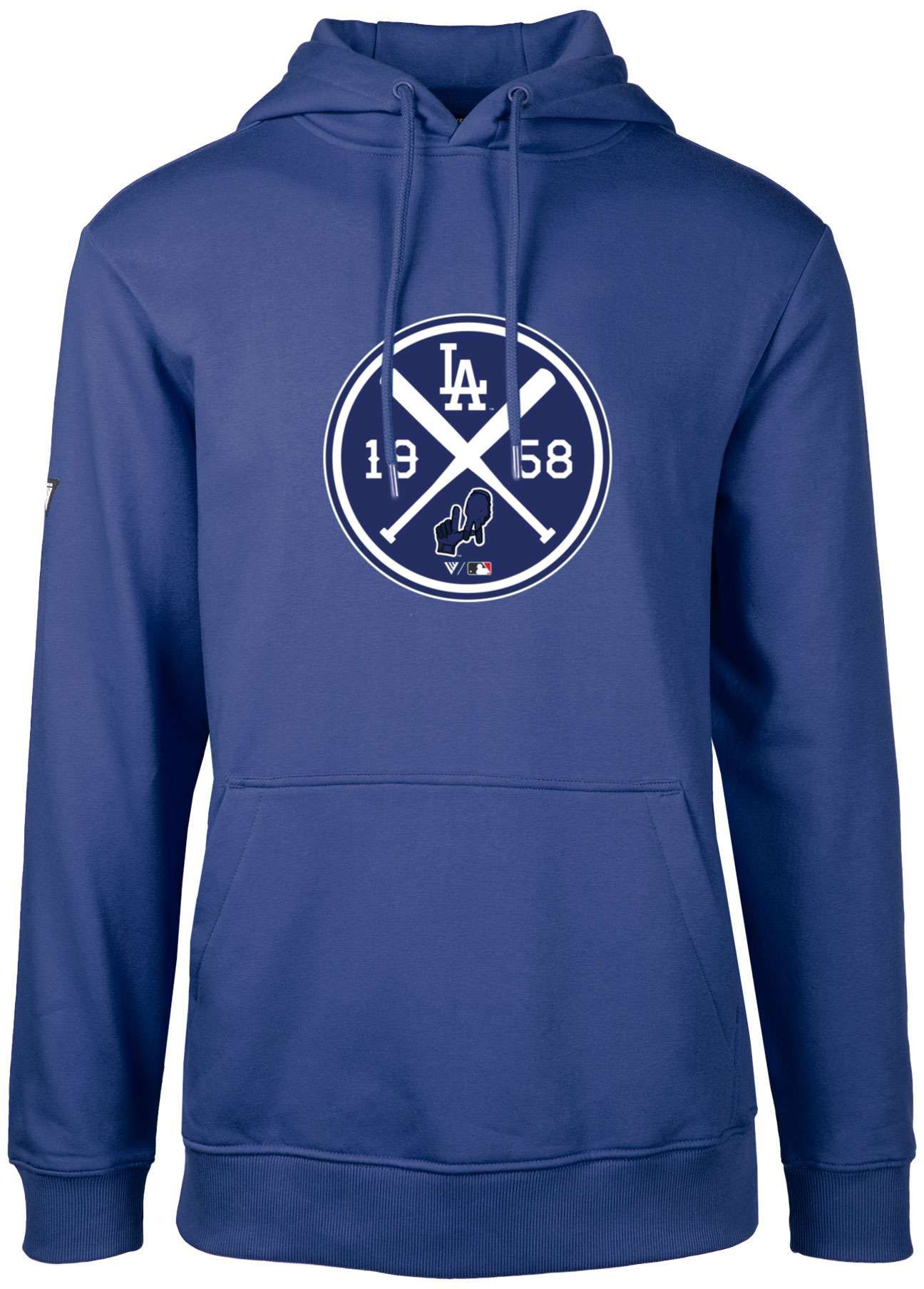 Levelwear Men's Los Angeles Dodgers 2023 City Connect Royal Podium Strike Hoodie