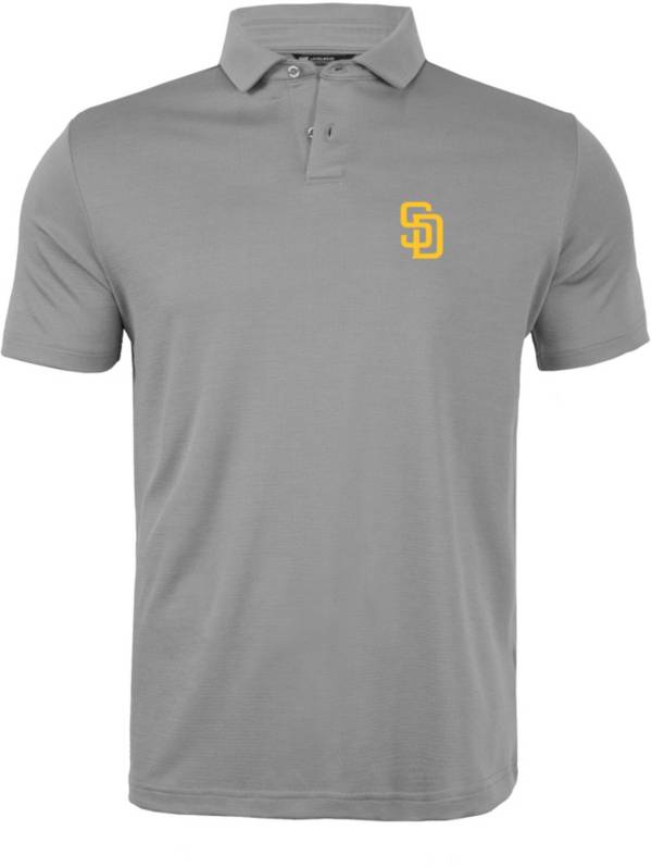 Levelwear Men's San Diego Padres Grey Duval Polo product image