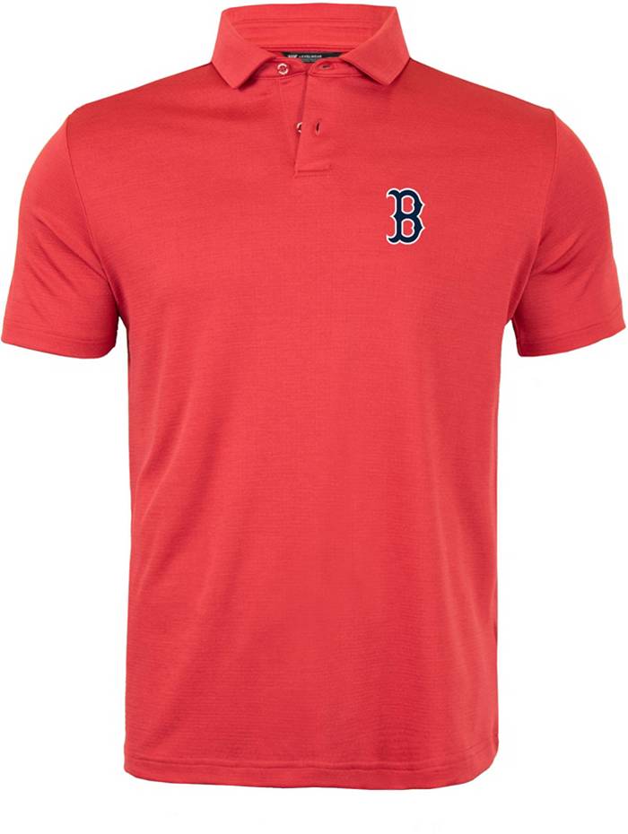 Levelwear Men's Boston Red Sox Red Duval Polo