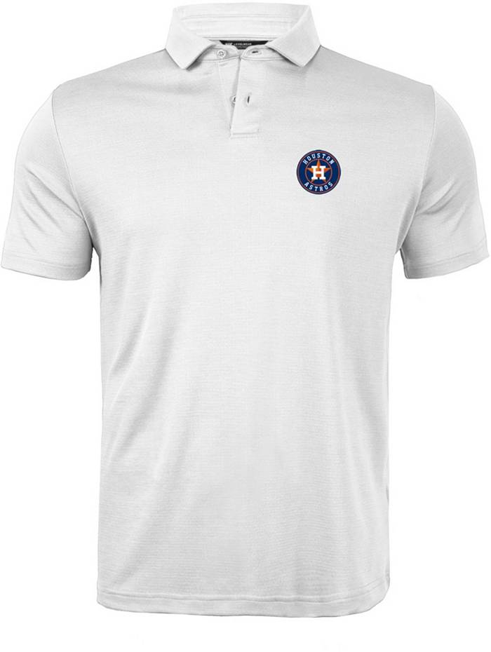 Men's Columbia Orange Houston Astros Golf Club Invite Omni-Wick Polo