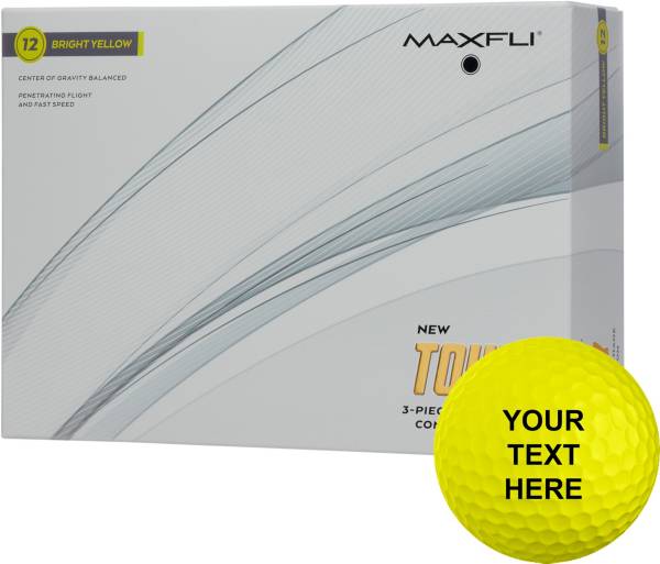 Maxfli 2023 Tour Gloss Yellow Personalized Golf Balls product image