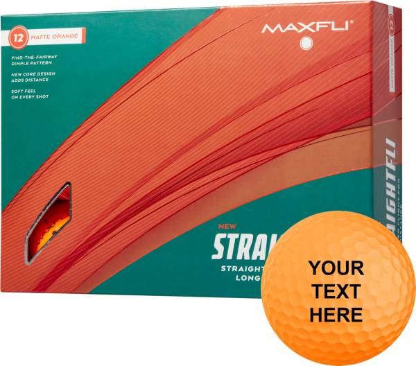 Maxfli 2023 Straightfli Matte Orange Personalized Golf Balls product image