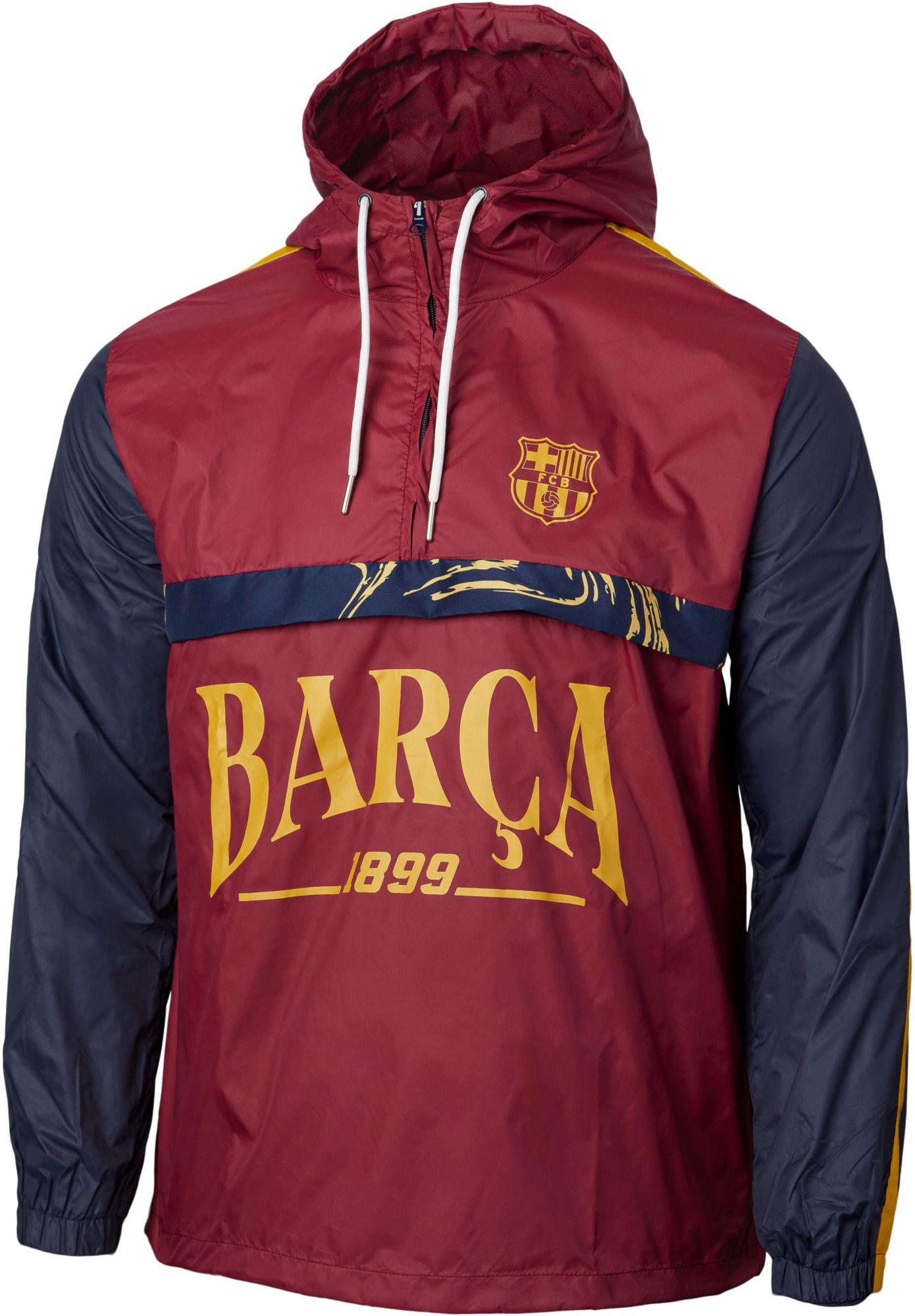 Sport Design Sweden FC Barcelona Graphic Red Anorak Quarter-Zip Pullover Jacket product image