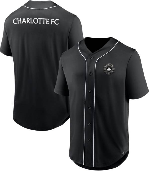 MLS Charlotte FC '23 Black Third Period Baseball Jersey product image
