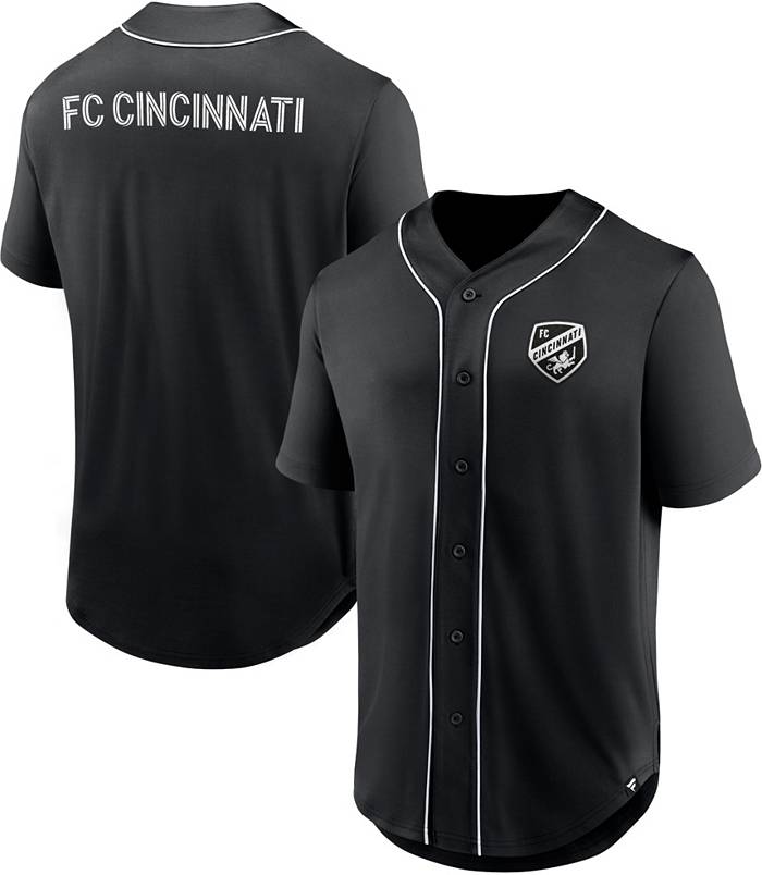 MLS FC Cincinnati '23 Black Third Period Baseball Jersey
