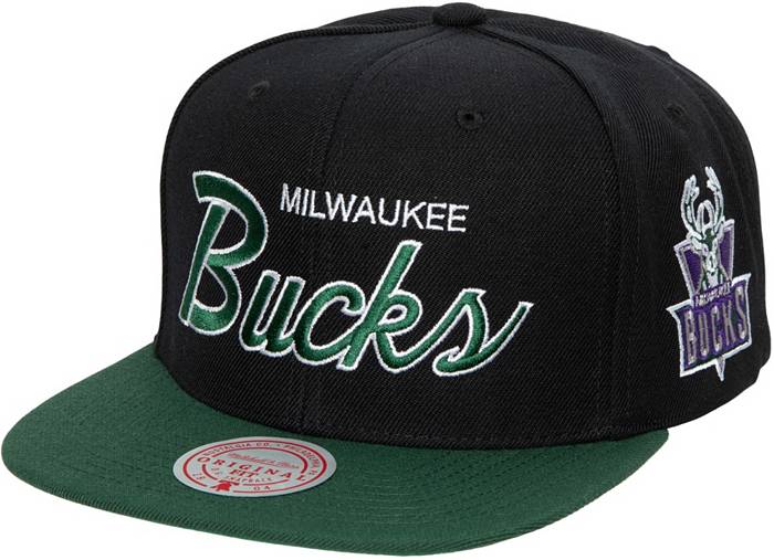 Milwaukee Bucks NBA 47 Overhand Script Snapback Hat