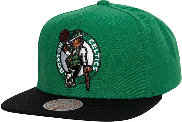 Men's Boston Celtics Mitchell & Ness White On The Block Snapback Hat