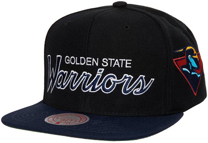 Golden State Warriors Low Pro Black Adjustable - Mitchell & Ness cap