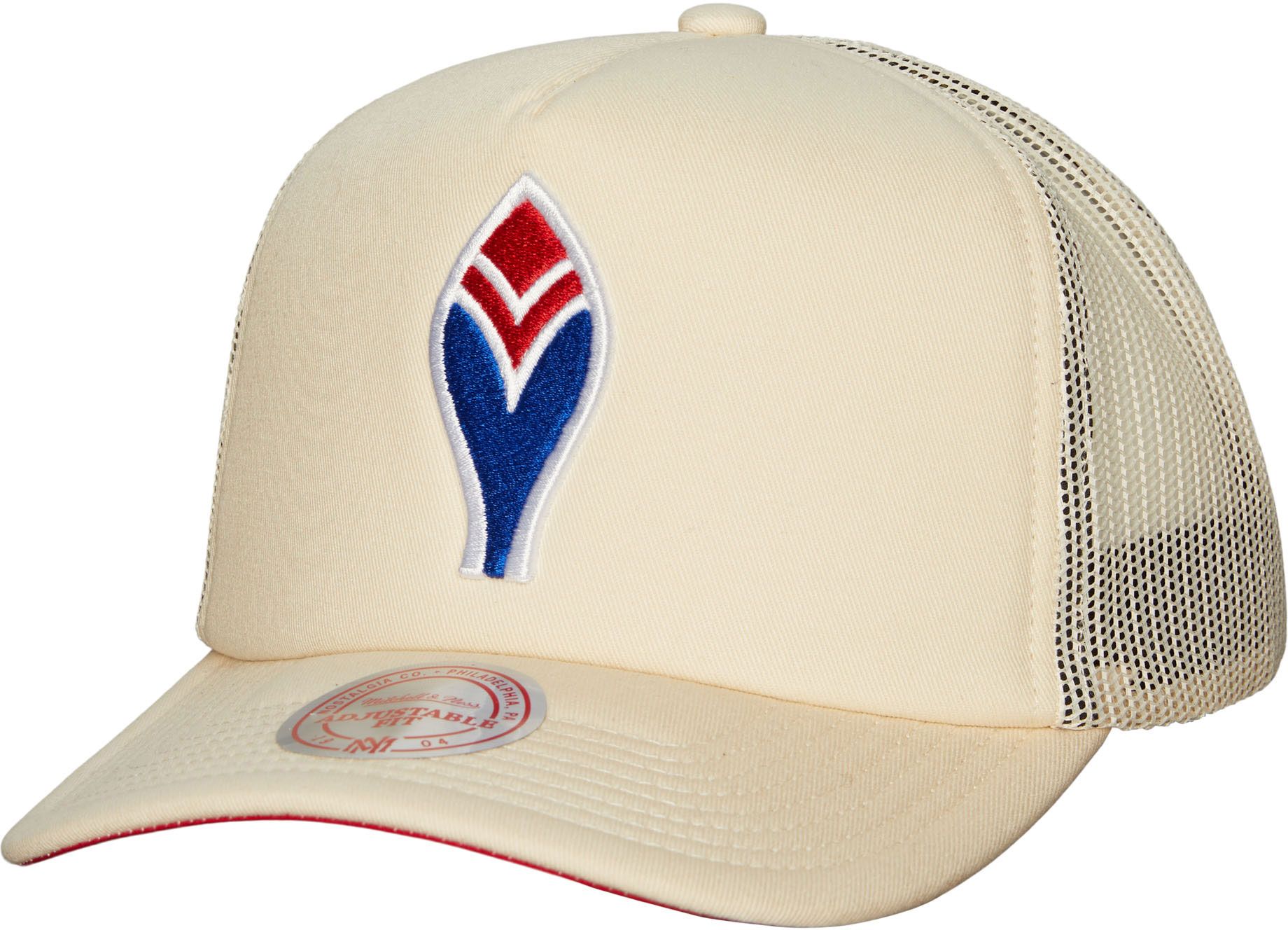 Mitchell & Ness Adult Atlanta Braves White Coop Evergreen Trucker Hat product image