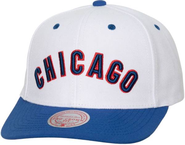 Mitchell & Ness Chicago Cubs White Coop Evergreen Snapback Hat product image