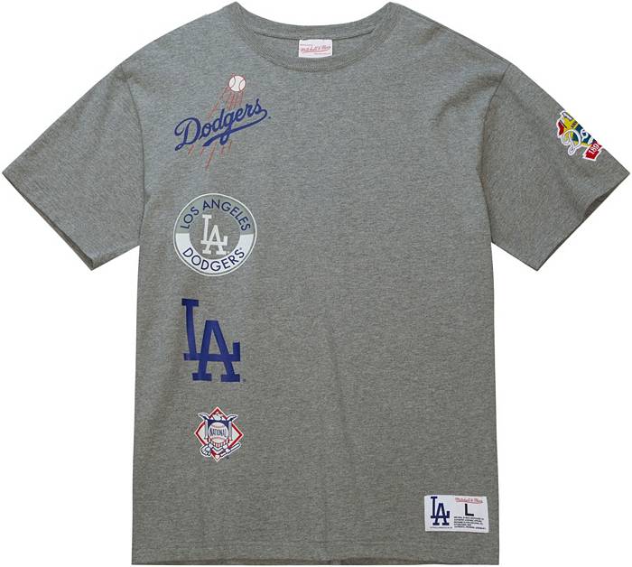 Mitchell & Ness Los Angeles Dodgers Gray City Collection T-Shirt