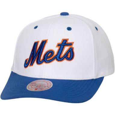 sorry, Mitchell & Ness Adult New York Mets White Coop Evergreen Snapback Hat is currently out of stock