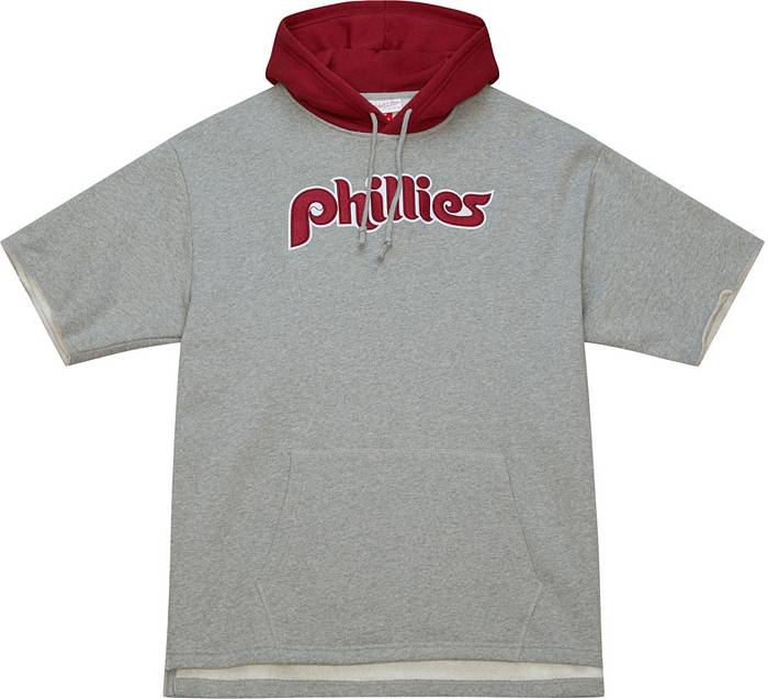 Mitchell & Ness Philadelphia Phillies Gray Postgame Short Sleeve