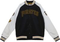 Mitchell & Ness Pittsburgh Pirates Black Satin Raglan Full-Snap Jacket