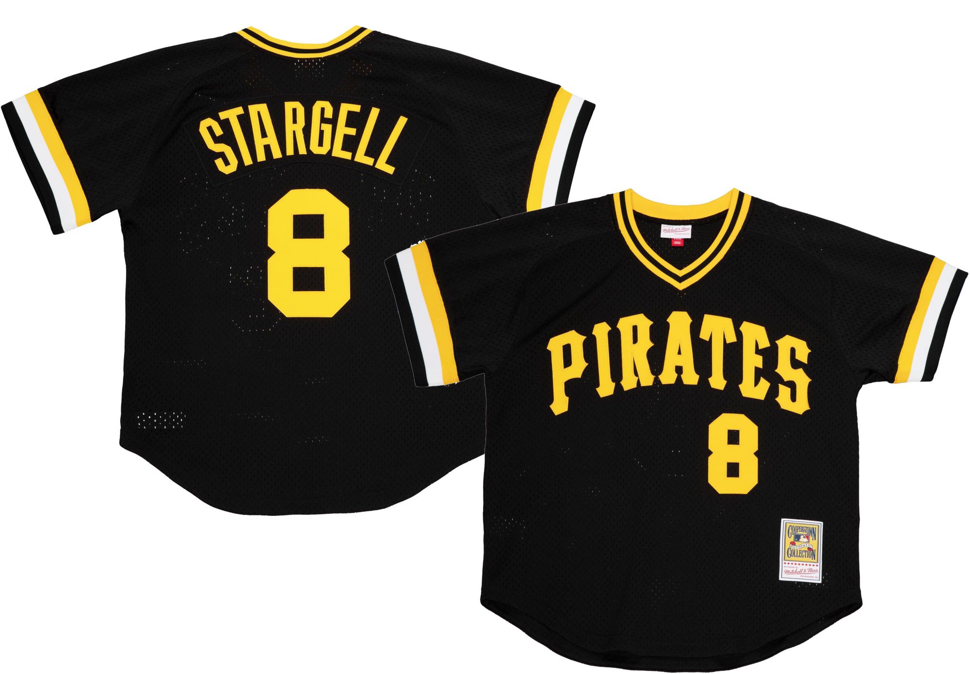 Mitchell & Ness Pittsburgh Pirates Willie Stargell #8 Black Jersey product image