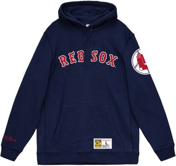 Mitchell Ness Men s Boston Red Sox Navy Vintage Logo Pullover Hoodie