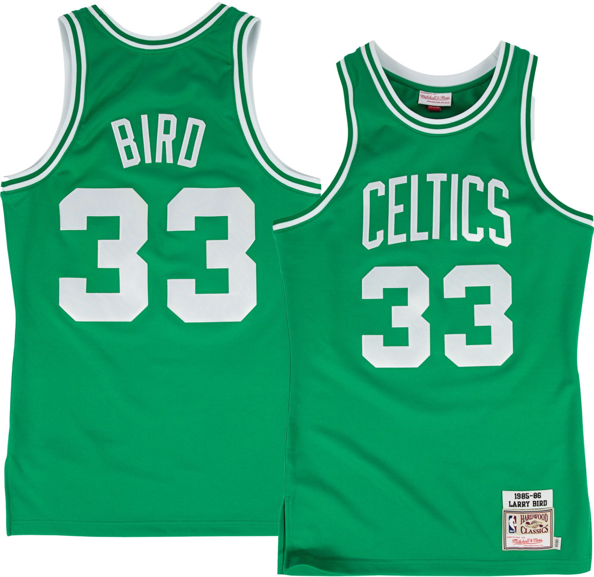 Mitchell and Ness Men's Boston Celtics Larry Bird #33 1985 Authentic Jersey product image