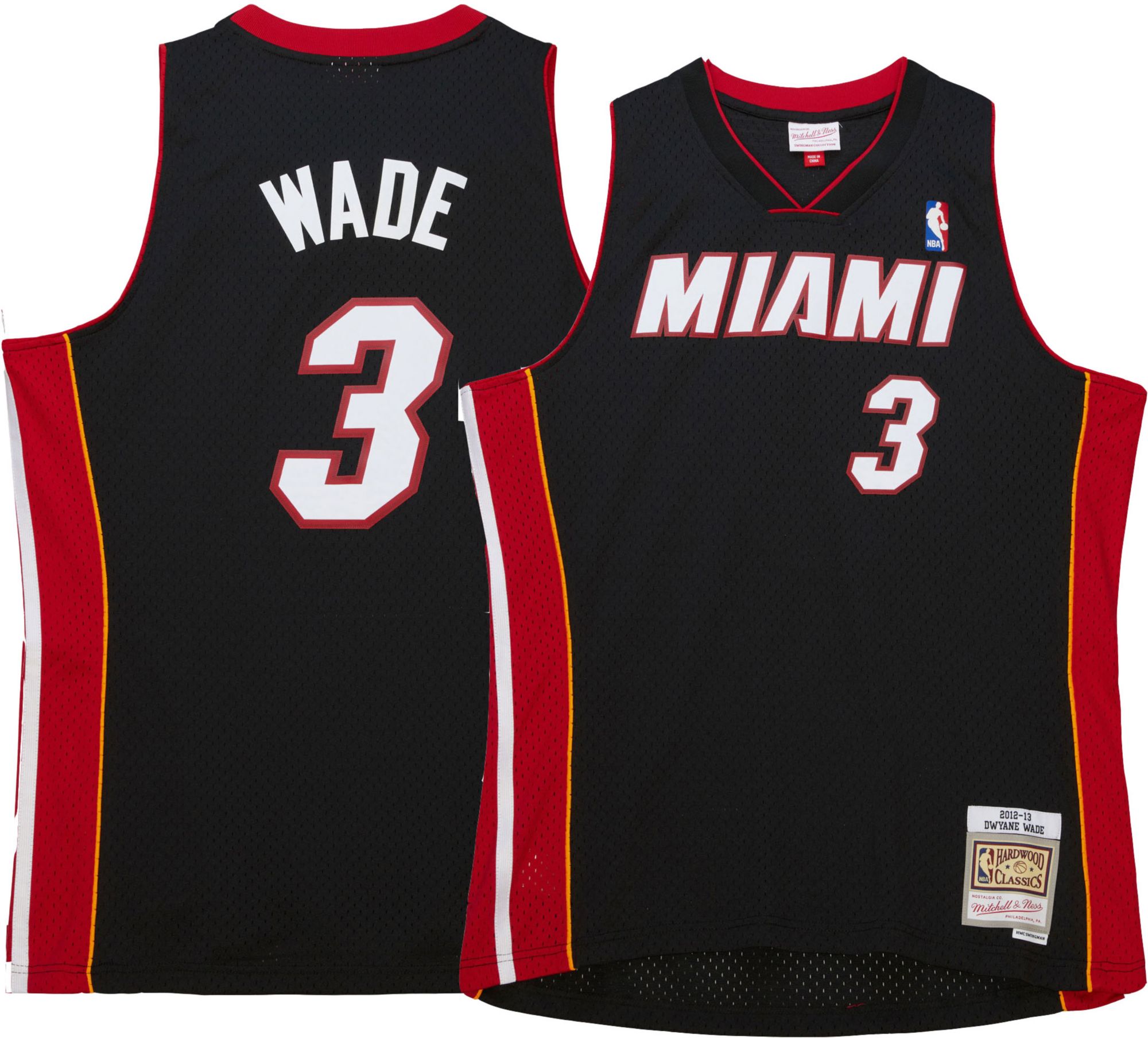 Mitchell & Ness Men's Miami Heat 2012 Dwyane Wade #3 Swingman Jersey product image