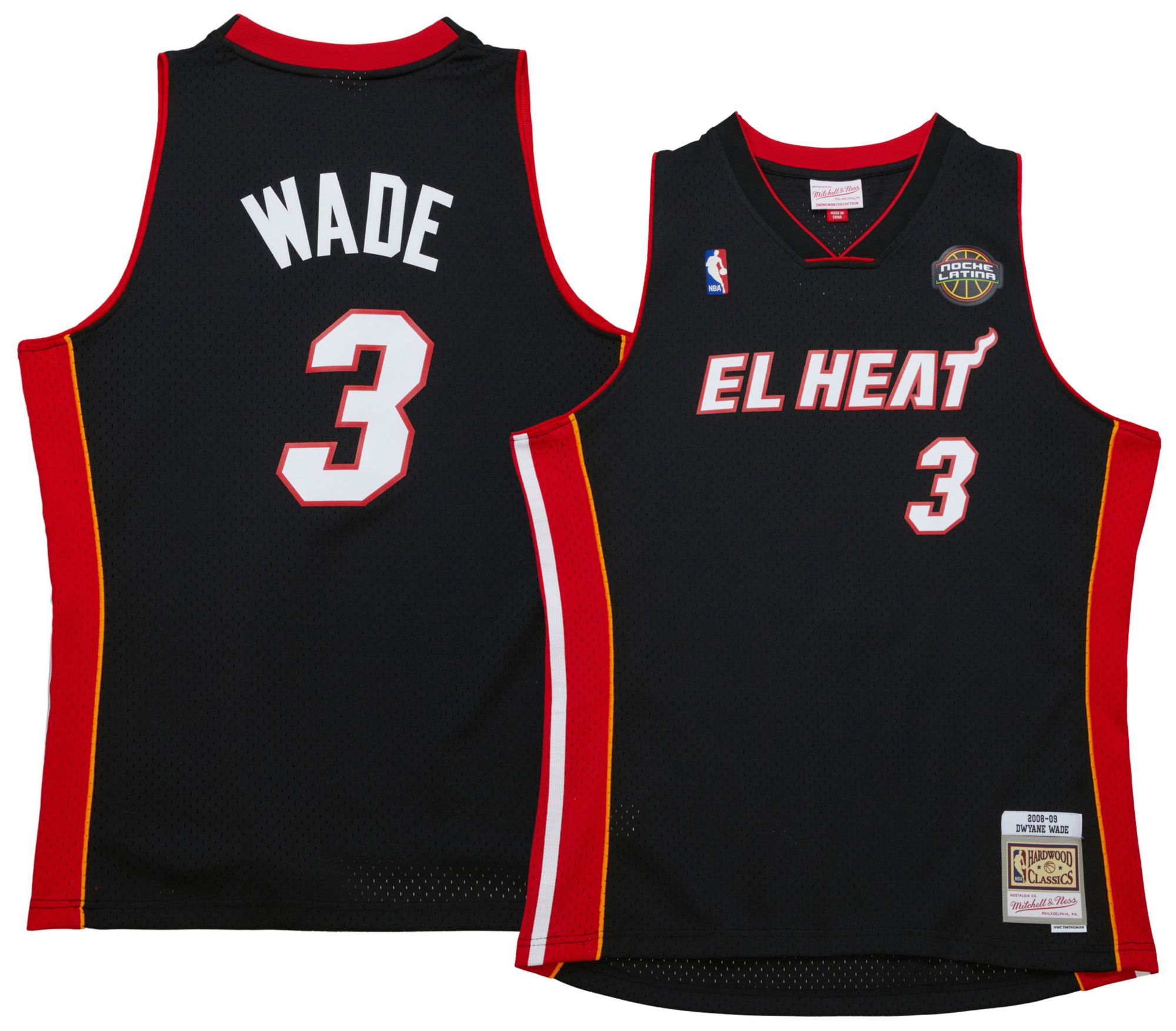 Mitchell & Ness Men's Miami Heat 2008 Dwyane Wade #3 Swingman Jersey product image